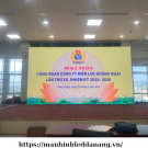 Thi công lắp đặt màn hình led P3 Indoor- 20m2- Điện Lực Quảng Ngãi
