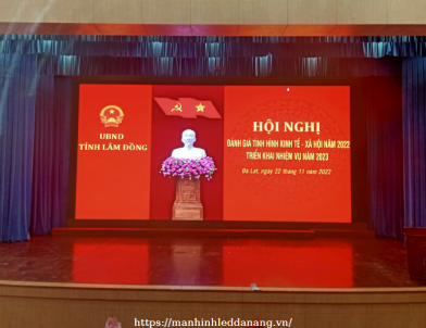 THI CÔNG 120M2 MÀN HÌNH LED P3.076 INDOOR- LÂM ĐỒNG