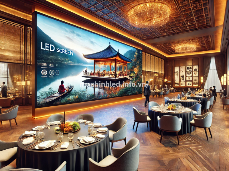 Trình chiếu công nghệ với màn hình LED