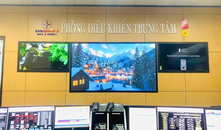 Ứng dụng màn hình LED P1.53 trong trung tâm điều hành
