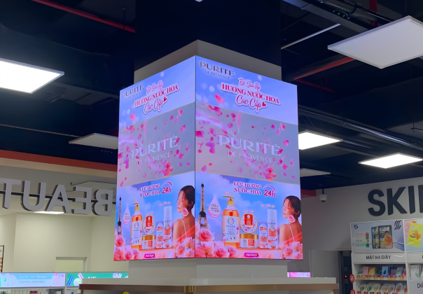 MÀN HÌNH LED P1.53 TẠI HỆ THỐNG LOTTE MART: ĐÀ NẴNG & PHAN THIẾT