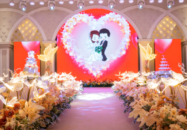 MÀN HÌNH LED P3 - NHÀ HÀNG GOLD PLACE - ĐIỆN BÀN