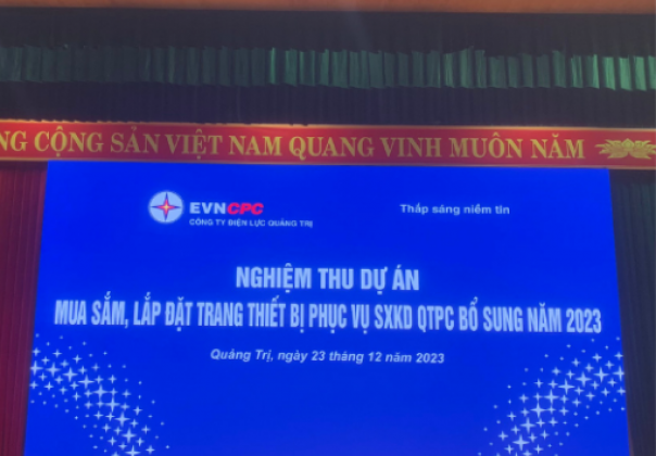 P2.5 LED SCREEN PROJECT – QUANG TRI POWER COMPANY