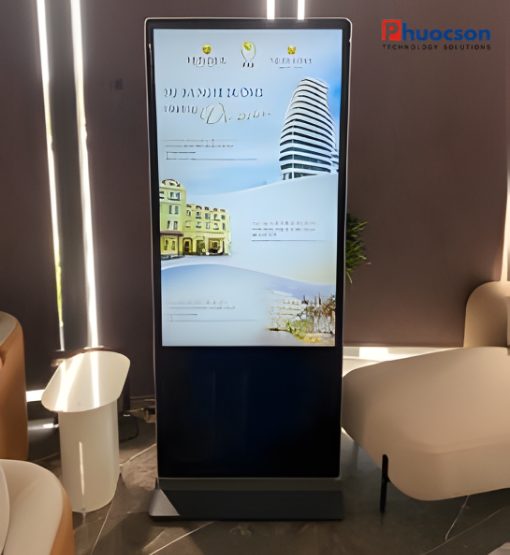 MÀN HÌNH LCD QUẢNG CÁO CHÂN ĐỨNG 55 INCH NESTA HOIAN