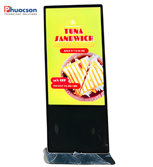 MÀN HÌNH LCD QUẢNG CÁO CHÂN ĐỨNG 75 INCH
