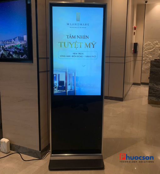 MÀN HÌNH LCD QUẢNG CÁO CHÂN ĐỨNG CẢM ỨNG 55 INCH M LANDMARK