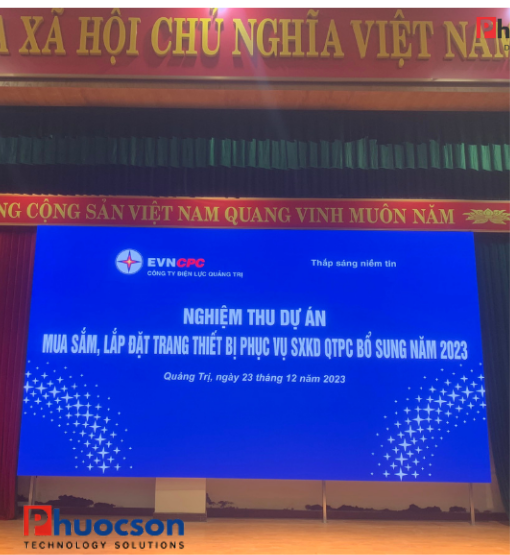 P2.5 LED SCREEN PROJECT – QUANG TRI POWER COMPANY